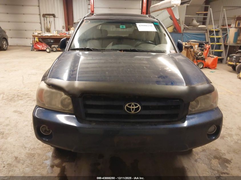 2004 Toyota Highlander Limited V6 VIN: JTEEP21A740001121 Lot: 43888250