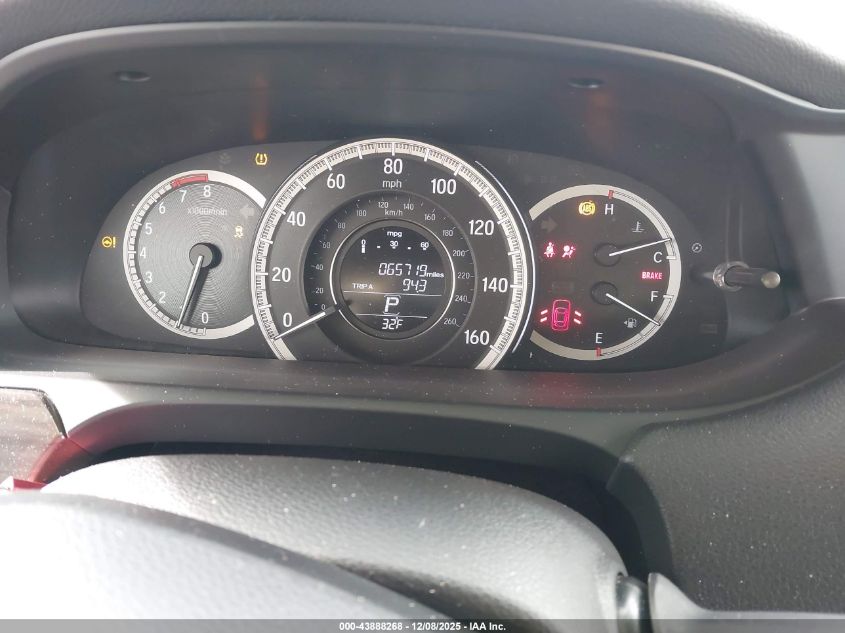 2017 Honda Accord Ex VIN: 1HGCR2F77HA129749 Lot: 43888268