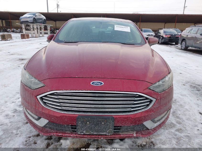 2017 Ford Fusion Se VIN: 3FA6P0HD7HR378315 Lot: 43888327