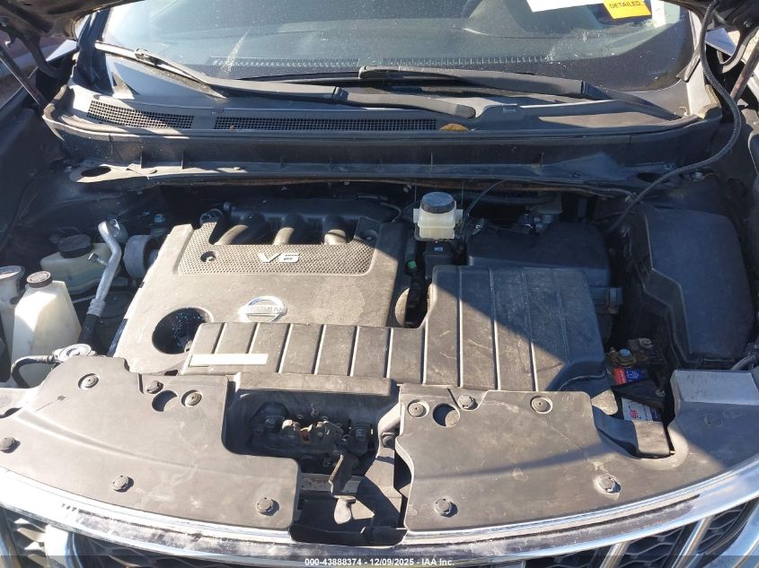 2011 Nissan Murano Sv VIN: JN8AZ1MW7BW164638 Lot: 43888374