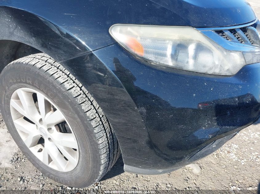 2011 Nissan Murano Sv VIN: JN8AZ1MW7BW164638 Lot: 43888374