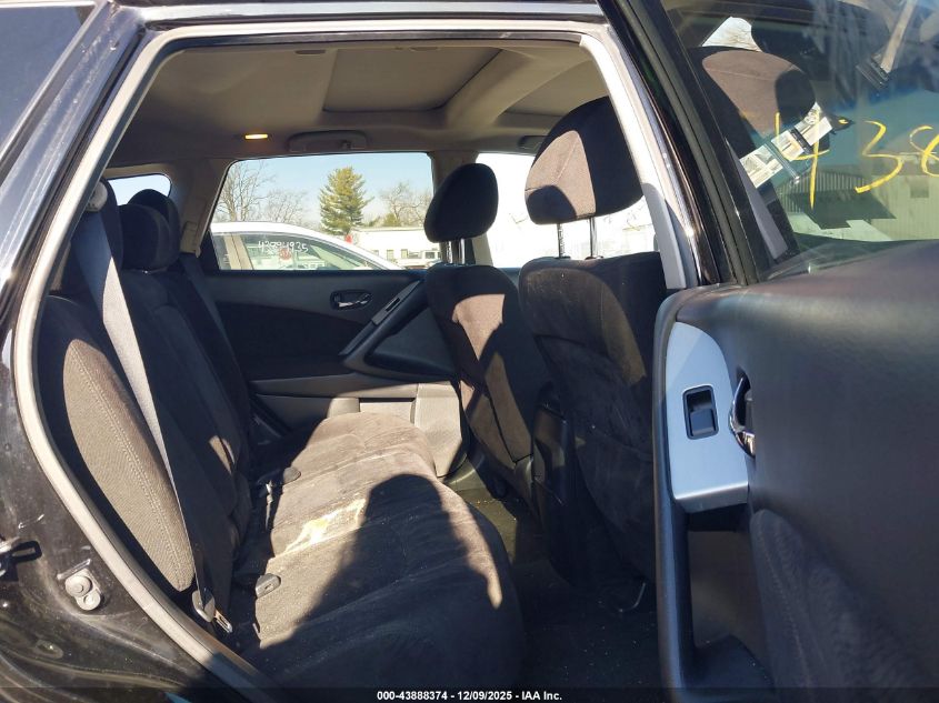 2011 Nissan Murano Sv VIN: JN8AZ1MW7BW164638 Lot: 43888374