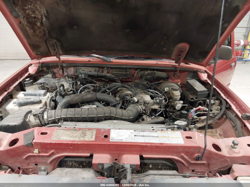 1998 Ford Ranger Splash/Xl/Xlt VIN: 1FTYR14U3WPA86996 Lot: 43888392