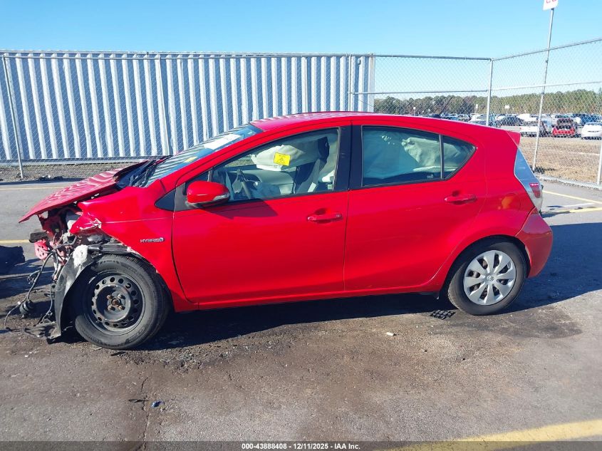 2013 Toyota Prius C Two VIN: JTDKDTB34D1535256 Lot: 43888408