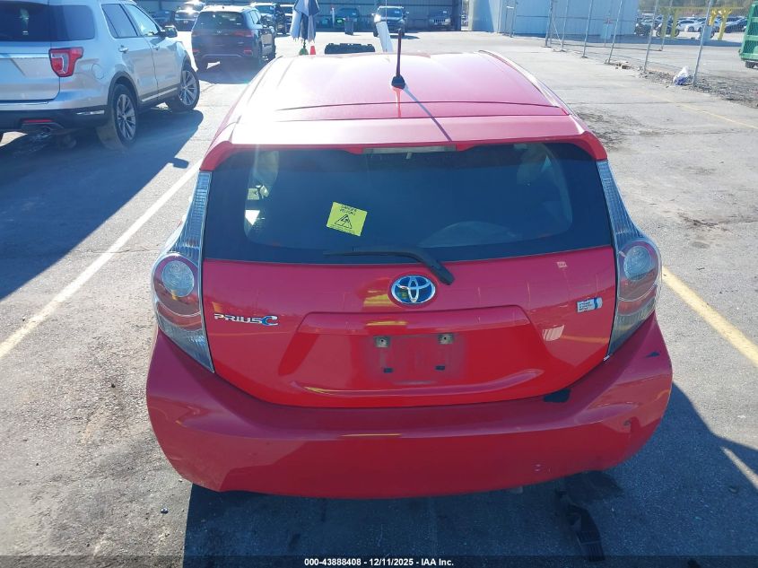 2013 Toyota Prius C Two VIN: JTDKDTB34D1535256 Lot: 43888408