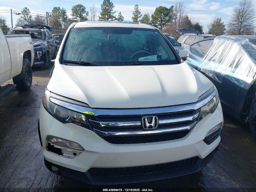 2018 Honda Pilot Ex-L VIN: 5FNYF5H59JB002136 Lot: 43888419
