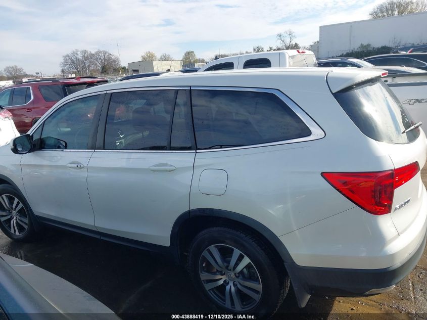 2018 Honda Pilot Ex-L VIN: 5FNYF5H59JB002136 Lot: 43888419