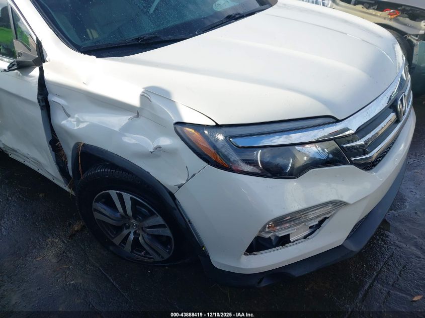 2018 Honda Pilot Ex-L VIN: 5FNYF5H59JB002136 Lot: 43888419