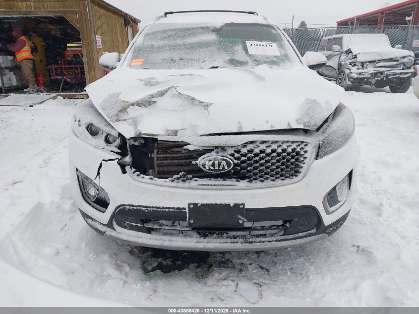 2016 Kia Sorento 3.3L Ex VIN: 5XYPHDA54GG143160 Lot: 43888426
