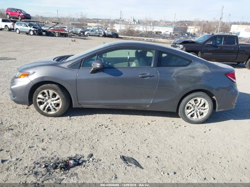 2014 Honda Civic Lx VIN: 2HGFG3B58EH510438 Lot: 43888468