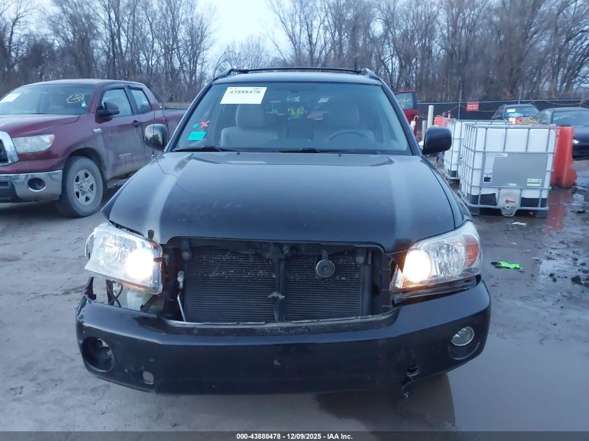 2007 Toyota Highlander V6 VIN: JTEEP21A770214834 Lot: 43888478