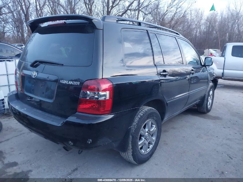 JTEEP21A770214834 2007 TOYOTA HIGHLANDER photo no. 4
