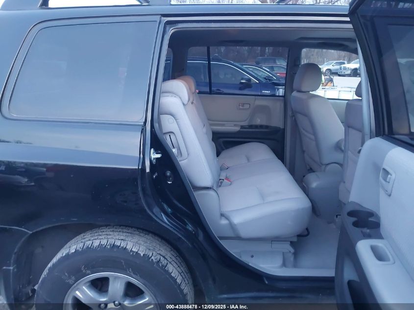 2007 Toyota Highlander V6 VIN: JTEEP21A770214834 Lot: 43888478