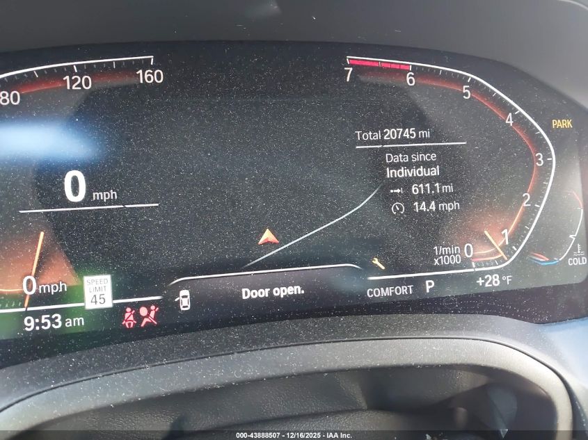 2020 BMW 330I xDrive VIN: 3MW5R7J05L8B35047 Lot: 43888507