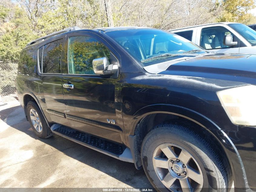 2009 Nissan Armada Se VIN: 5N1AA08DX9N607155 Lot: 43888518