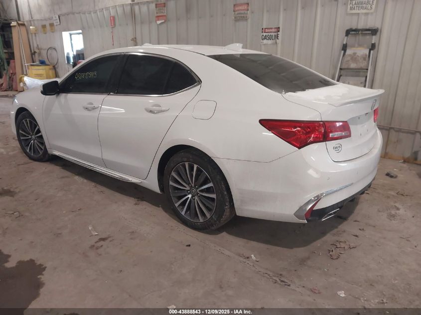 2018 Acura Tlx Advance Pkg VIN: 19UUB2F79JA007358 Lot: 43888543