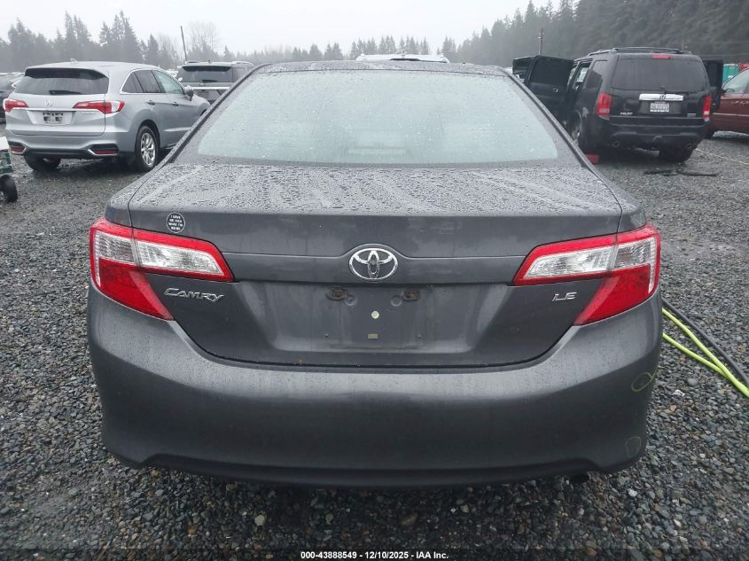 2012 Toyota Camry Le VIN: 4T4BF1FK8CR251613 Lot: 43888549