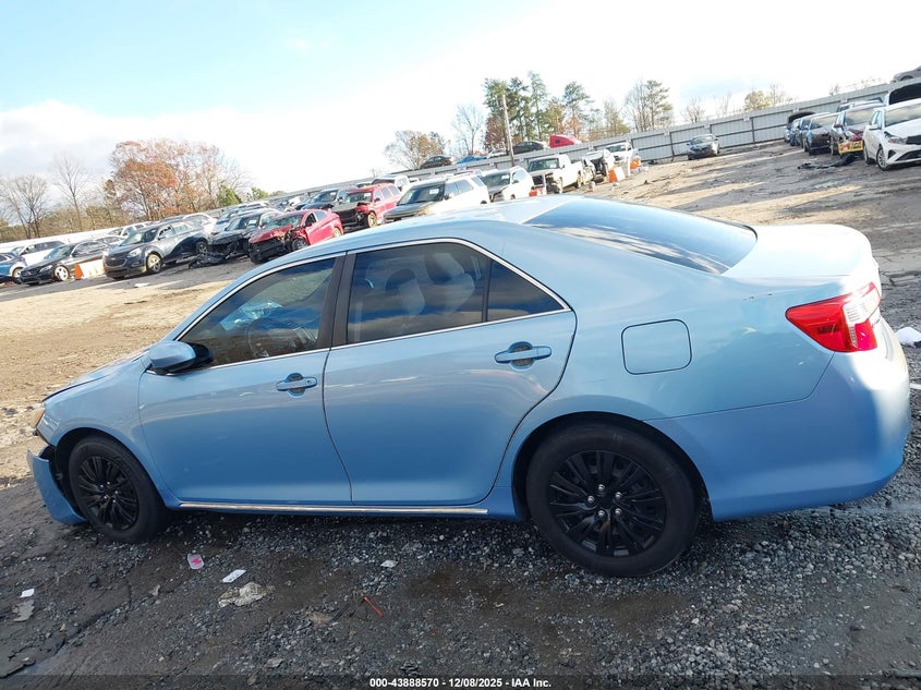 2013 Toyota Camry Le VIN: 4T1BF1FK7DU706348 Lot: 43888570