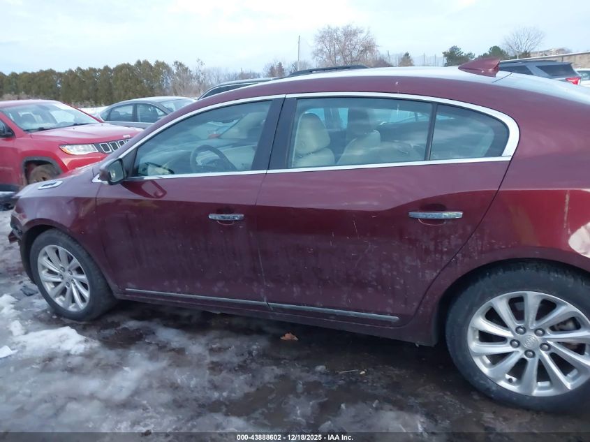 2016 Buick Lacrosse Leather VIN: 1G4GB5G3XGF116346 Lot: 43888602