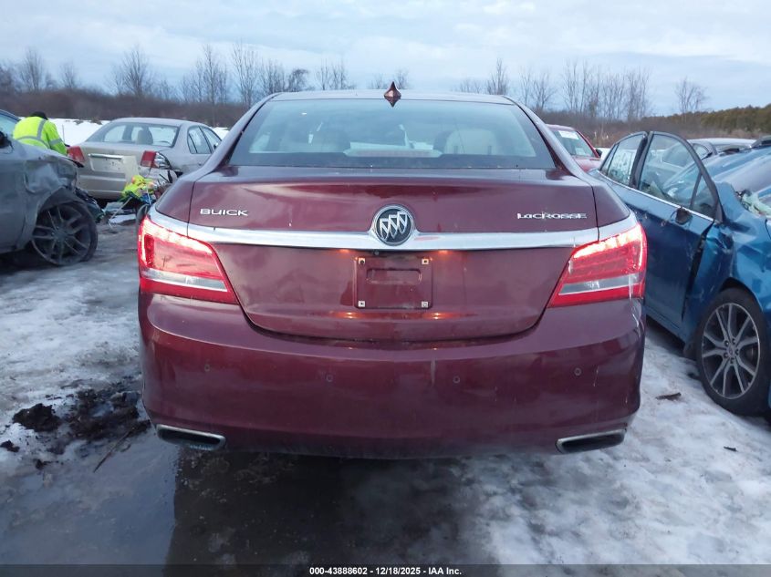 2016 Buick Lacrosse Leather VIN: 1G4GB5G3XGF116346 Lot: 43888602