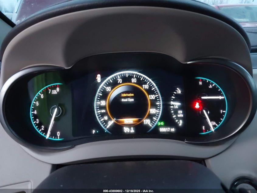 2016 Buick Lacrosse Leather VIN: 1G4GB5G3XGF116346 Lot: 43888602