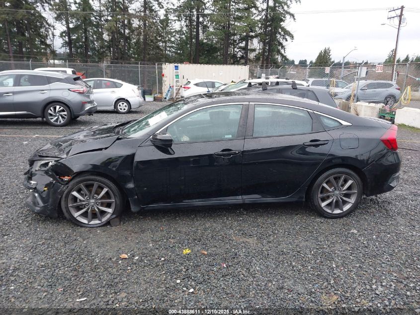 2020 Honda Civic Ex VIN: 19XFC1F36LE220361 Lot: 43888611