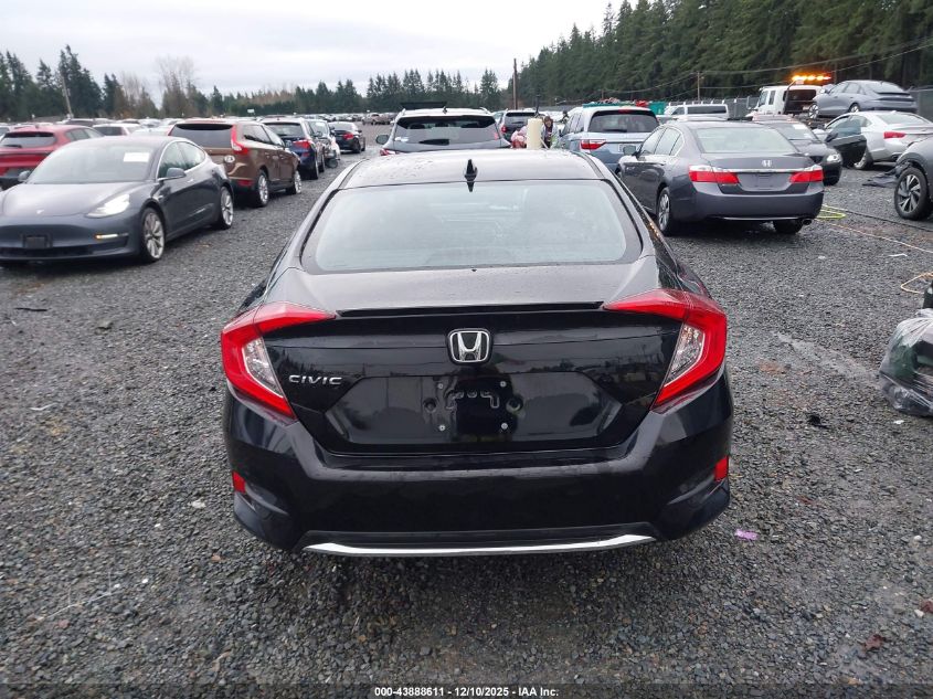 2020 Honda Civic Ex VIN: 19XFC1F36LE220361 Lot: 43888611