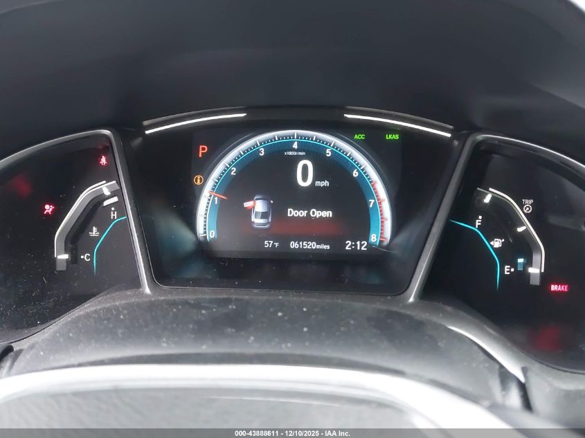 2020 Honda Civic Ex VIN: 19XFC1F36LE220361 Lot: 43888611