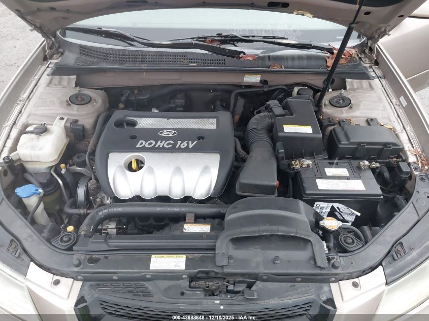 2007 Hyundai Sonata Gls VIN: 5NPET46C37H224799 Lot: 43888648