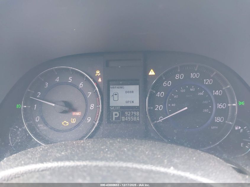 2012 Infiniti Fx35 Limited Edition VIN: JN8AS1MW8CM152564 Lot: 43888653