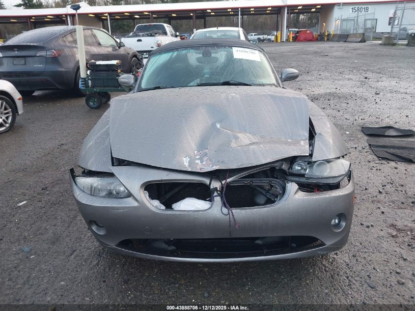 2005 BMW Z4 2.5I VIN: 4USBT33505LS55191 Lot: 43888706