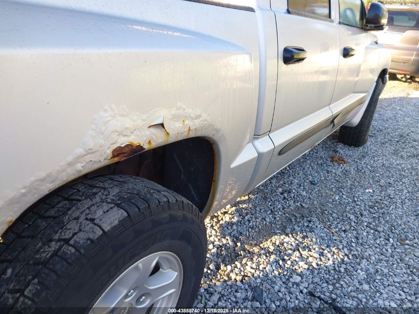 2007 Dodge Dakota Slt VIN: 1D7HW48P47S141667 Lot: 43888740