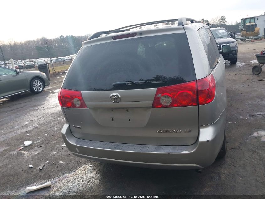 2006 Toyota Sienna Le VIN: 5TDZA23C76S492604 Lot: 43888742