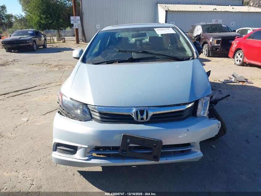 2012 Honda Civic Ex-L VIN: 19XFB2F97CE331921 Lot: 43888747