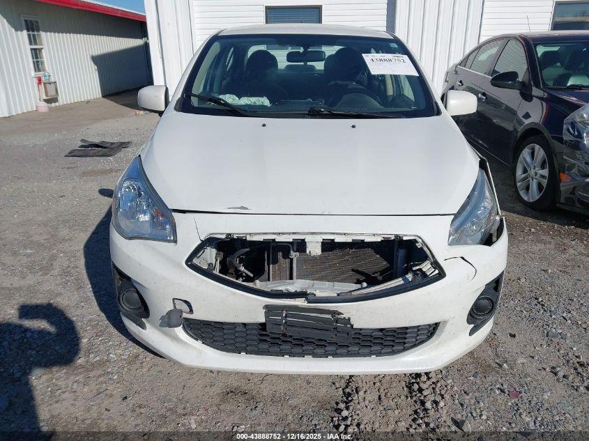 2020 Mitsubishi Mirage G4 Es VIN: ML32F3FJ9LHF09993 Lot: 43888752