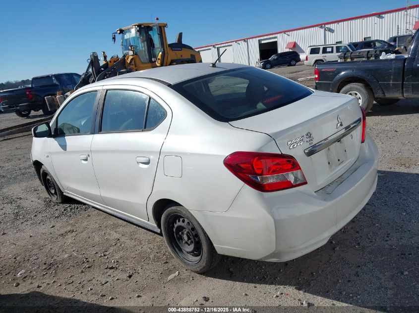 2020 Mitsubishi Mirage G4 Es VIN: ML32F3FJ9LHF09993 Lot: 43888752