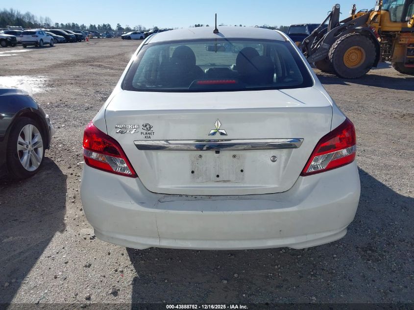 2020 Mitsubishi Mirage G4 Es VIN: ML32F3FJ9LHF09993 Lot: 43888752
