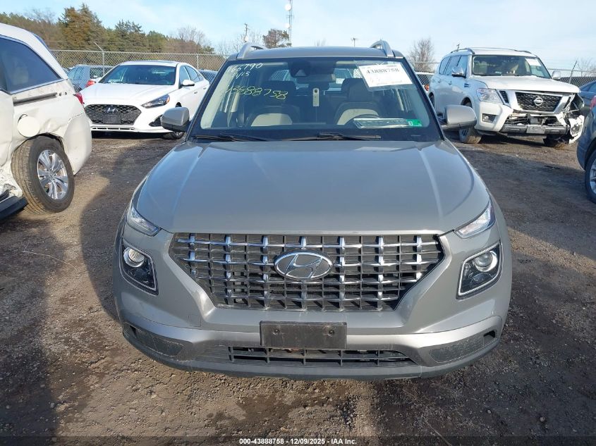 2021 Hyundai Venue Sel VIN: KMHRC8A36MU083367 Lot: 43888758