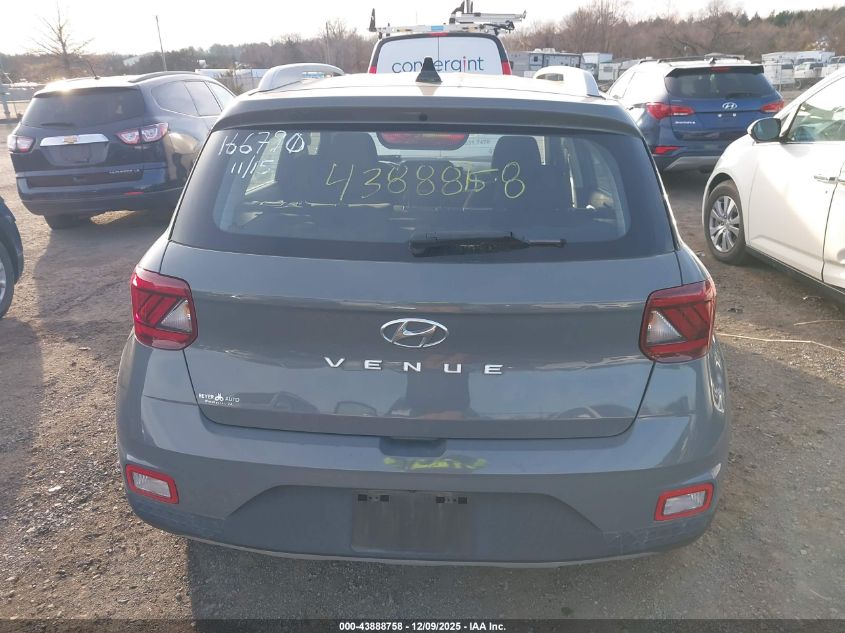 2021 Hyundai Venue Sel VIN: KMHRC8A36MU083367 Lot: 43888758