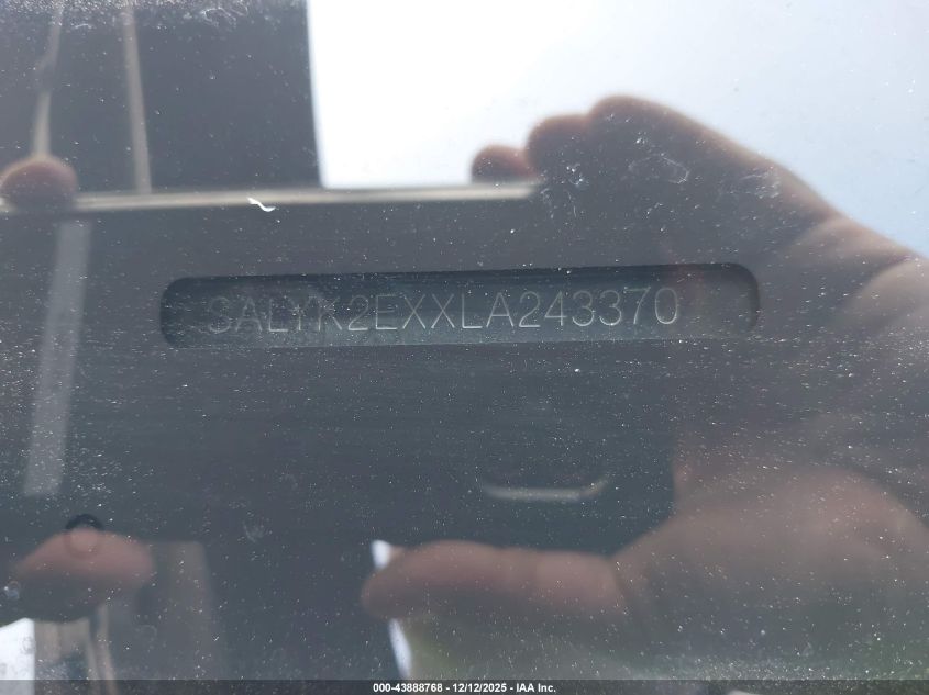 2020 Land Rover Range Rover Velar P250 R-Dynamic S VIN: SALYK2EXXLA243370 Lot: 43888768