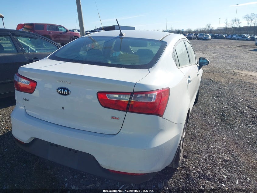 Vin: knadm4a39g6637088, lot: 44384341, kia rio lx 20164