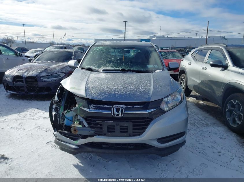 2018 Honda Hr-V Lx VIN: 3CZRU6H3XJG709457 Lot: 43888807
