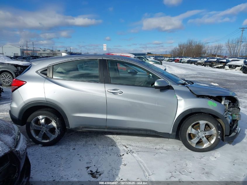 2018 Honda Hr-V Lx VIN: 3CZRU6H3XJG709457 Lot: 43888807