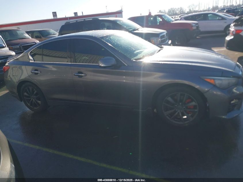 2014 Infiniti Q50 Premium VIN: JN1BV7AR5EM686877 Lot: 43888810