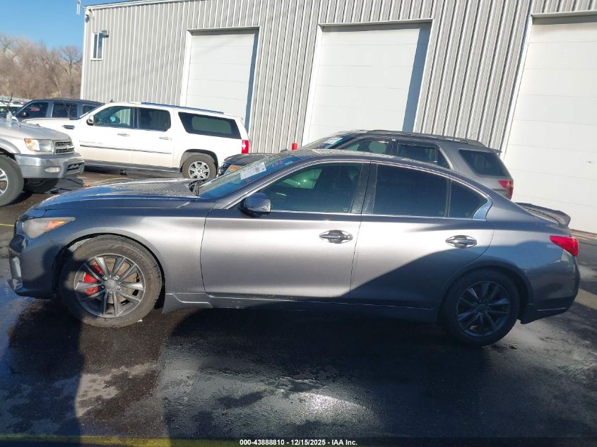 2014 Infiniti Q50 Premium VIN: JN1BV7AR5EM686877 Lot: 43888810