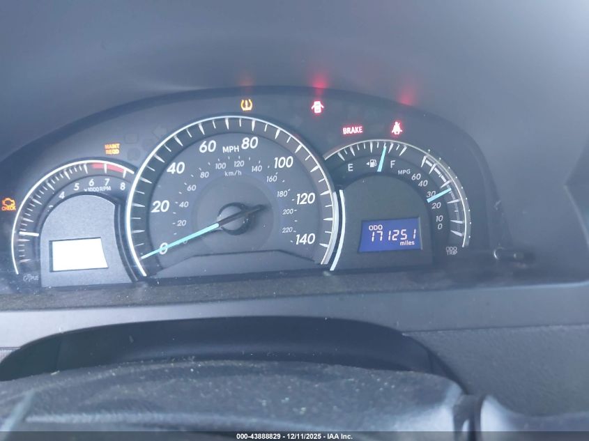 2012 Toyota Camry Xle V6 VIN: 4T1BK1FK1CU017321 Lot: 43888829