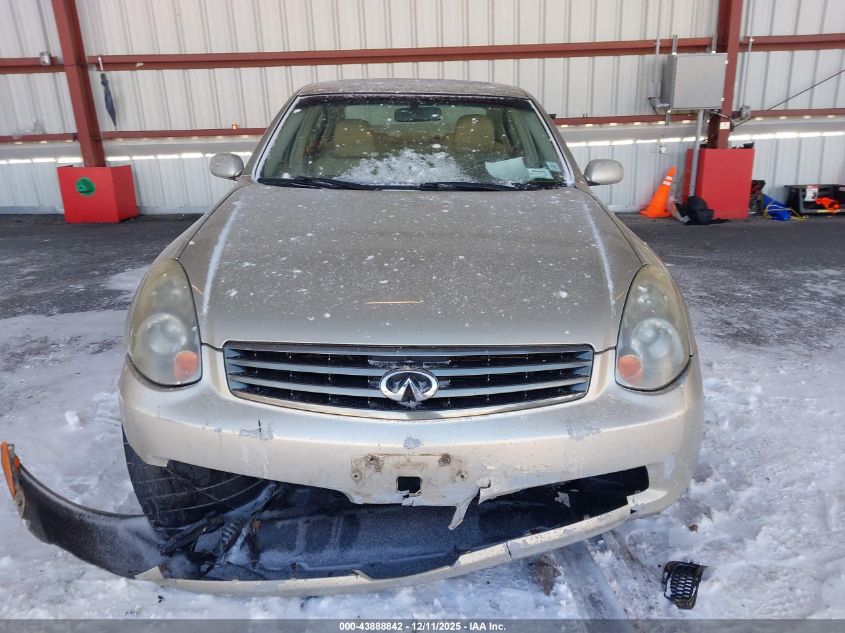 2006 Infiniti G35X VIN: JNKCV51F96M611207 Lot: 43888842