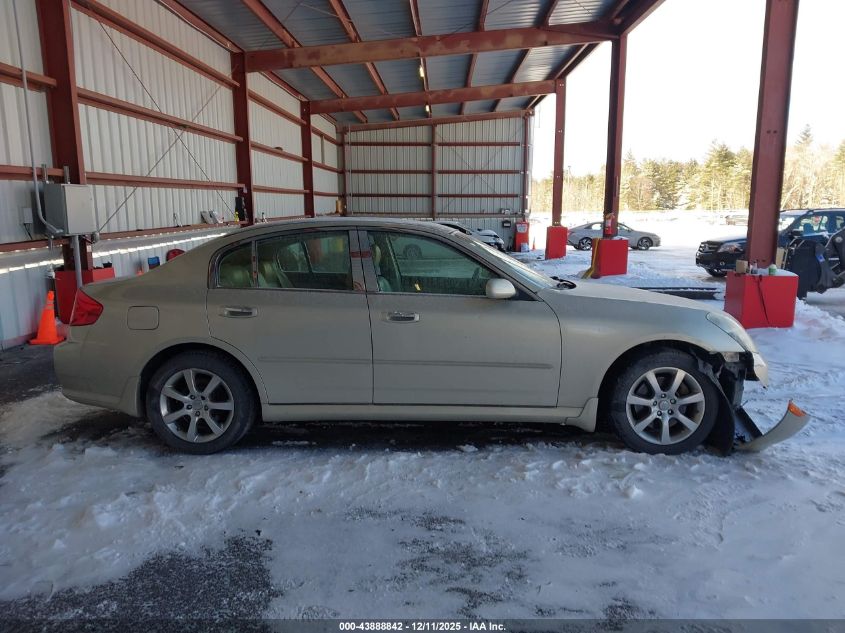 2006 Infiniti G35X VIN: JNKCV51F96M611207 Lot: 43888842