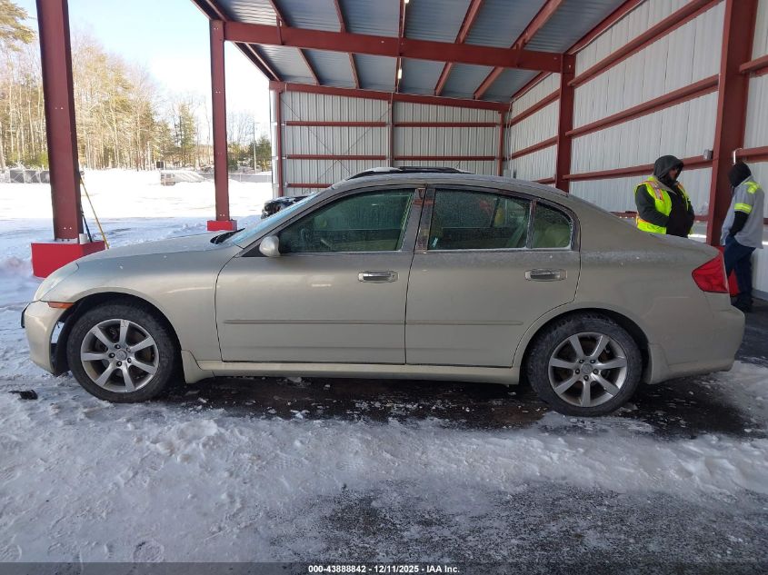 2006 Infiniti G35X VIN: JNKCV51F96M611207 Lot: 43888842