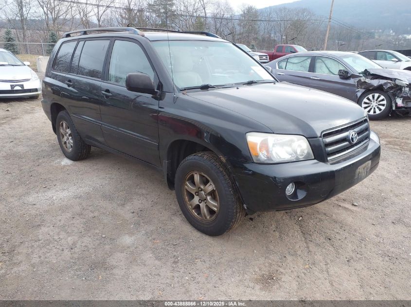 2006 Toyota Highlander V6 VIN: JTEEP21A560145981 Lot: 43888866